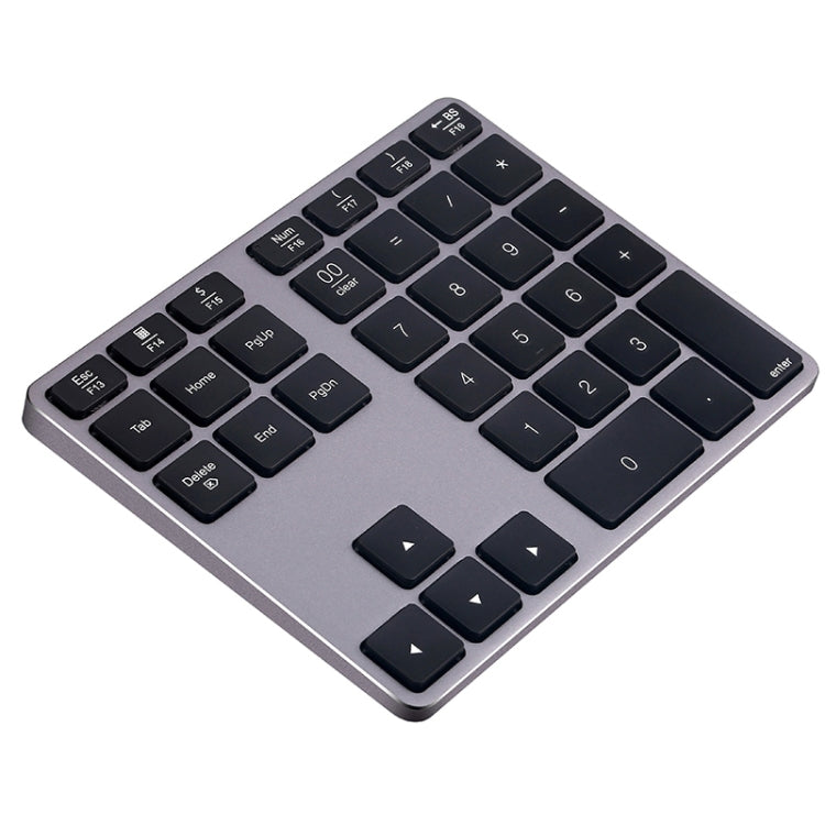 308BT Aluminum Alloy 35 Keys Bluetooth Wireless Numeric Keypad Digital Keyboard