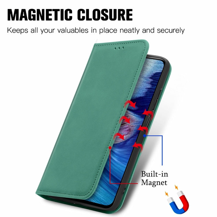 For Xiaomi Redmi Note10 5G Retro Skin Feel Business Magnetic Horizontal Flip Leather Case With Holder & Card Slots & Wallet & Photo Frame