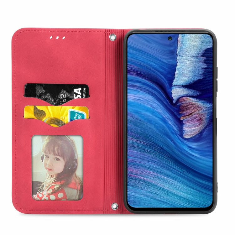 For Xiaomi Redmi Note10 5G Retro Skin Feel Business Magnetic Horizontal Flip Leather Case With Holder & Card Slots & Wallet & Photo Frame