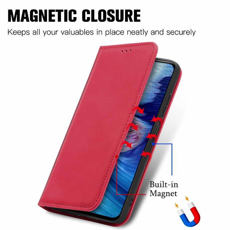 For Xiaomi Redmi Note10 5G Retro Skin Feel Business Magnetic Horizontal Flip Leather Case With Holder & Card Slots & Wallet & Photo Frame