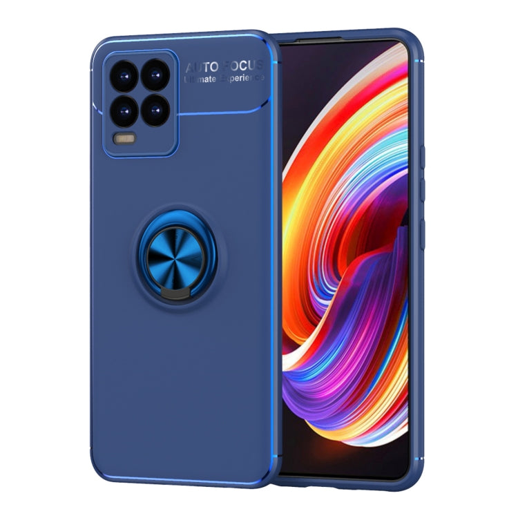 For OPPO Realme 8 / 8 Pro Metal Ring Holder 360 Degree Rotating TPU Case