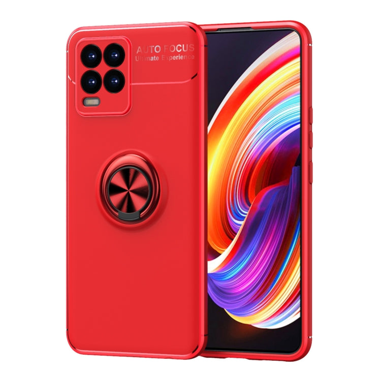 For OPPO Realme 8 / 8 Pro Metal Ring Holder 360 Degree Rotating TPU Case