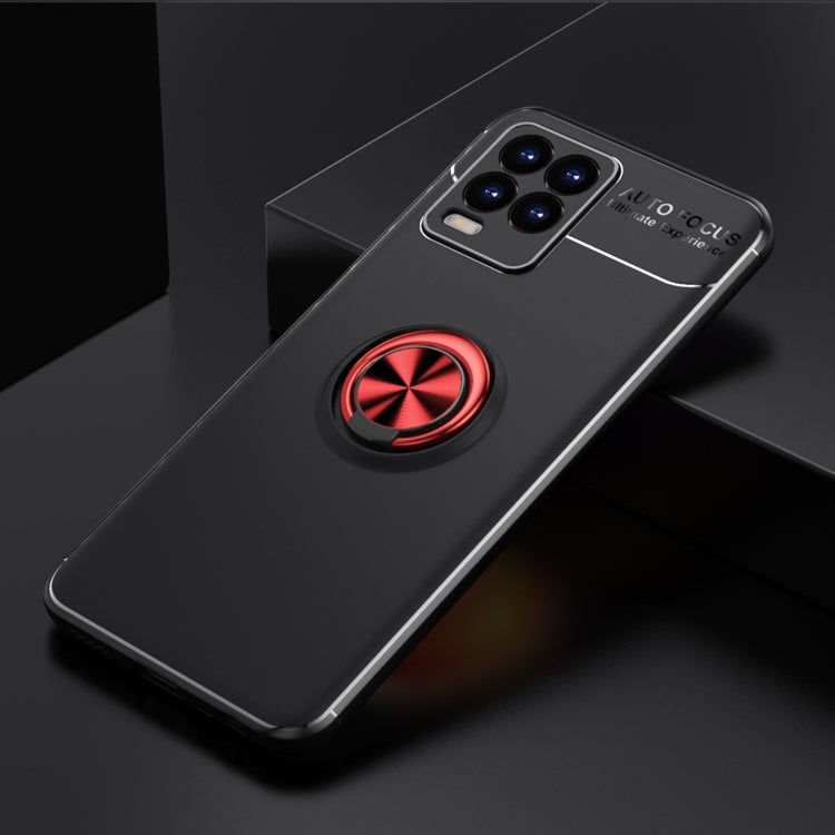 For OPPO Realme 8 / 8 Pro Metal Ring Holder 360 Degree Rotating TPU Case