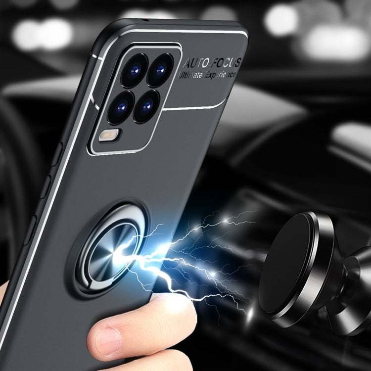 For OPPO Realme 8 / 8 Pro Metal Ring Holder 360 Degree Rotating TPU Case