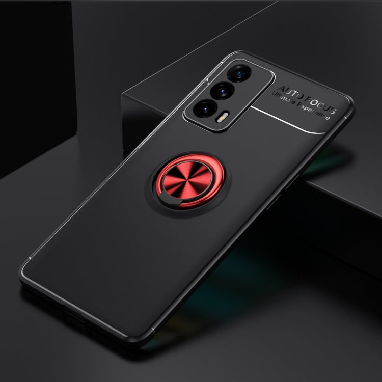 For OPPO Realme X7 Pro Ultra Metal Ring Holder 360 Degree Rotating TPU Case