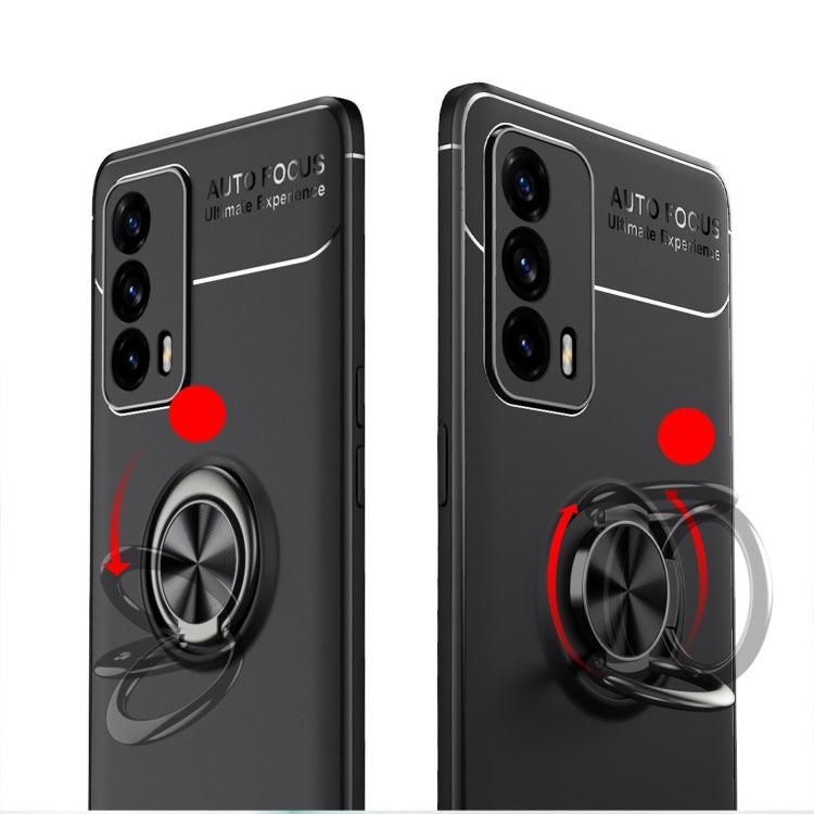 For OPPO Realme X7 Pro Ultra Metal Ring Holder 360 Degree Rotating TPU Case