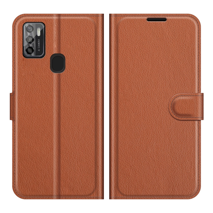 For ZTE Blade A7S 2020 Litchi Texture Horizontal Flip Protective Case with Holder & Card Slots & Wallet