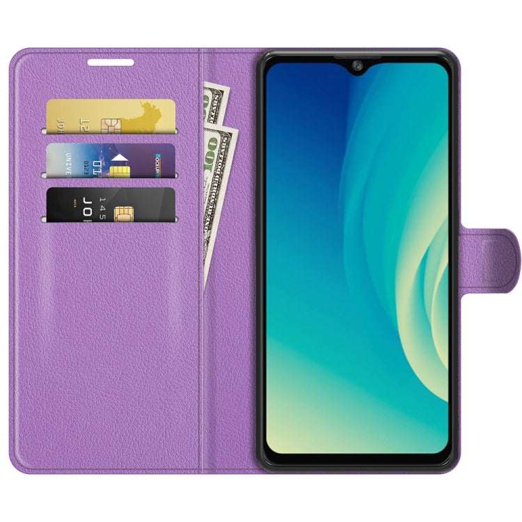 For ZTE Blade A7S 2020 Litchi Texture Horizontal Flip Protective Case with Holder & Card Slots & Wallet