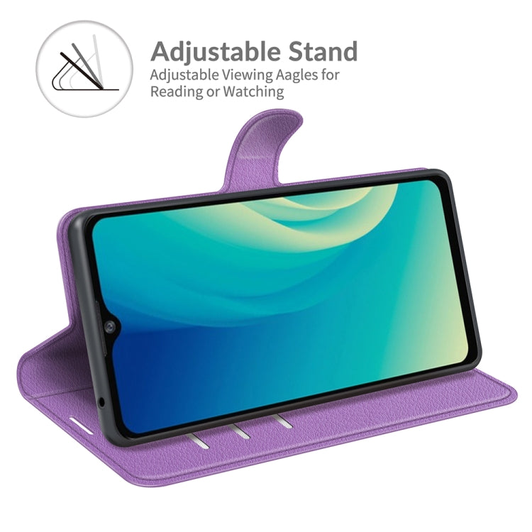 For ZTE Blade A7S 2020 Litchi Texture Horizontal Flip Protective Case with Holder & Card Slots & Wallet