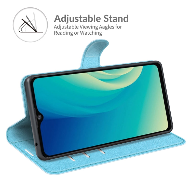 For ZTE Blade A7S 2020 Litchi Texture Horizontal Flip Protective Case with Holder & Card Slots & Wallet