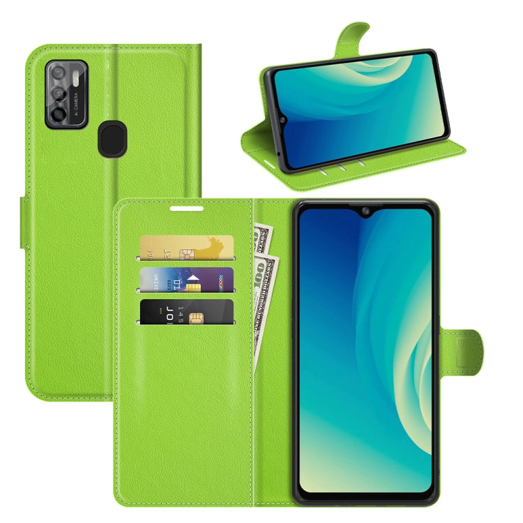 For ZTE Blade A7S 2020 Litchi Texture Horizontal Flip Protective Case with Holder & Card Slots & Wallet