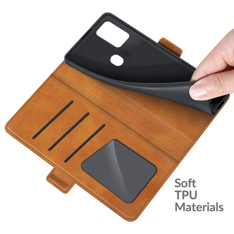 For ZTE Blade A7S 2020 Dual-side Magnetic Buckle Horizontal Flip Leather Case with Holder & Card Slots & Wallet