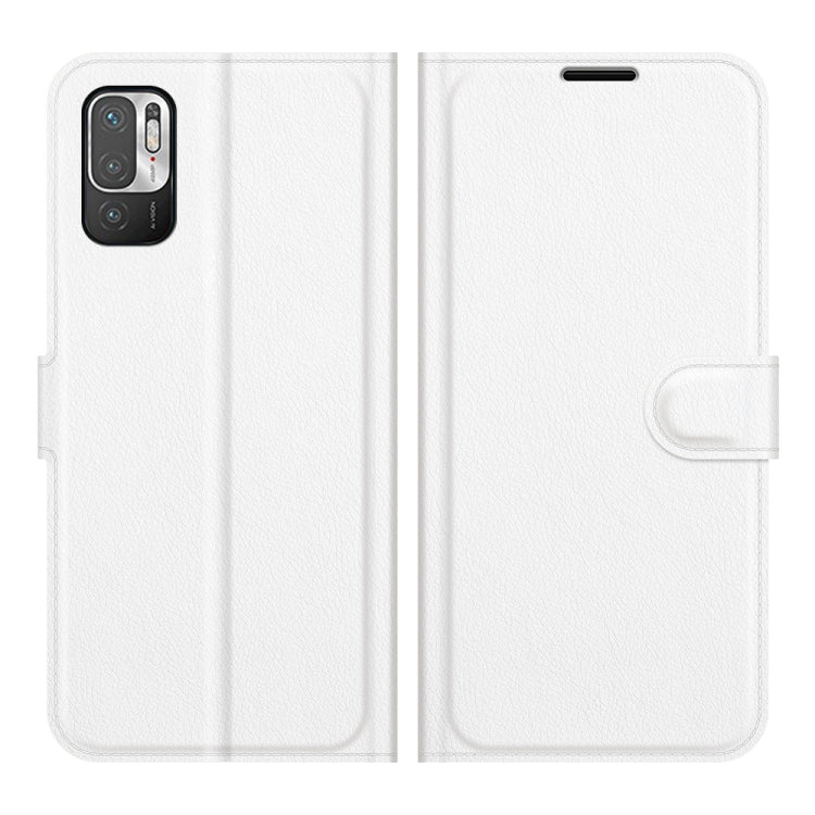 For Xiaomi Redmi Note 10 5G Litchi Texture Horizontal Flip Protective Case with Holder & Card Slots & Wallet