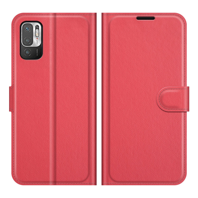 For Xiaomi Redmi Note 10 5G Litchi Texture Horizontal Flip Protective Case with Holder & Card Slots & Wallet