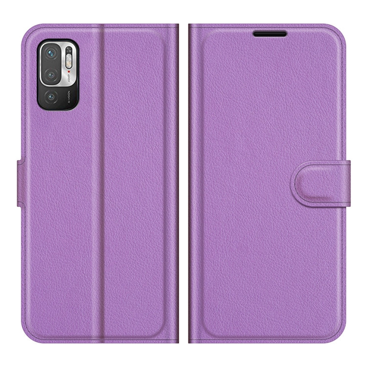 For Xiaomi Redmi Note 10 5G Litchi Texture Horizontal Flip Protective Case with Holder & Card Slots & Wallet