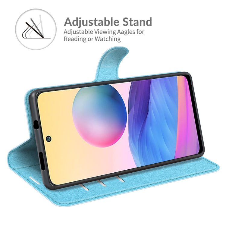 For Xiaomi Redmi Note 10 5G Litchi Texture Horizontal Flip Protective Case with Holder & Card Slots & Wallet
