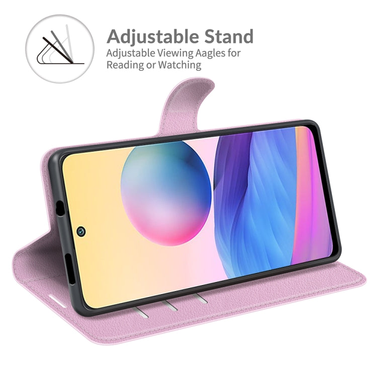 For Xiaomi Redmi Note 10 5G Litchi Texture Horizontal Flip Protective Case with Holder & Card Slots & Wallet