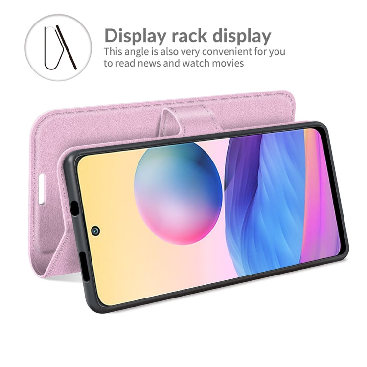 For Xiaomi Redmi Note 10 5G Litchi Texture Horizontal Flip Protective Case with Holder & Card Slots & Wallet