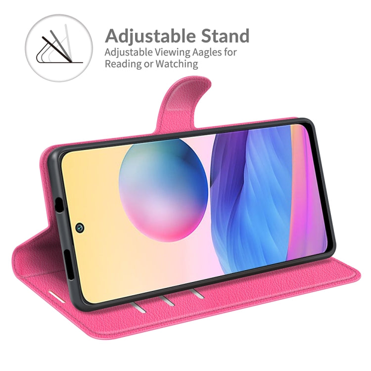 For Xiaomi Redmi Note 10 5G Litchi Texture Horizontal Flip Protective Case with Holder & Card Slots & Wallet