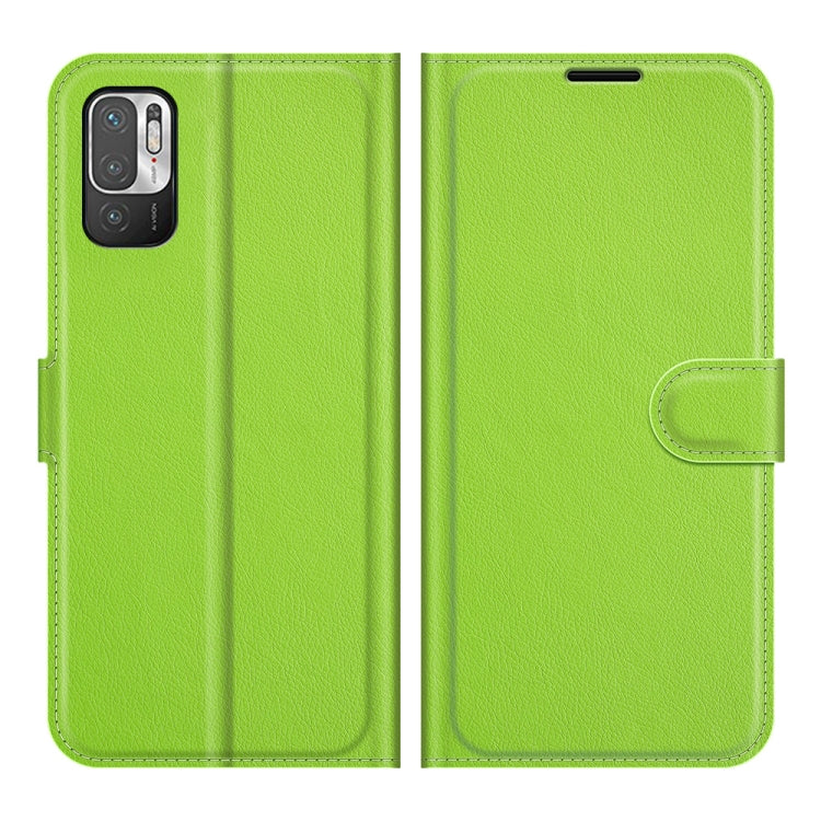 For Xiaomi Redmi Note 10 5G Litchi Texture Horizontal Flip Protective Case with Holder & Card Slots & Wallet