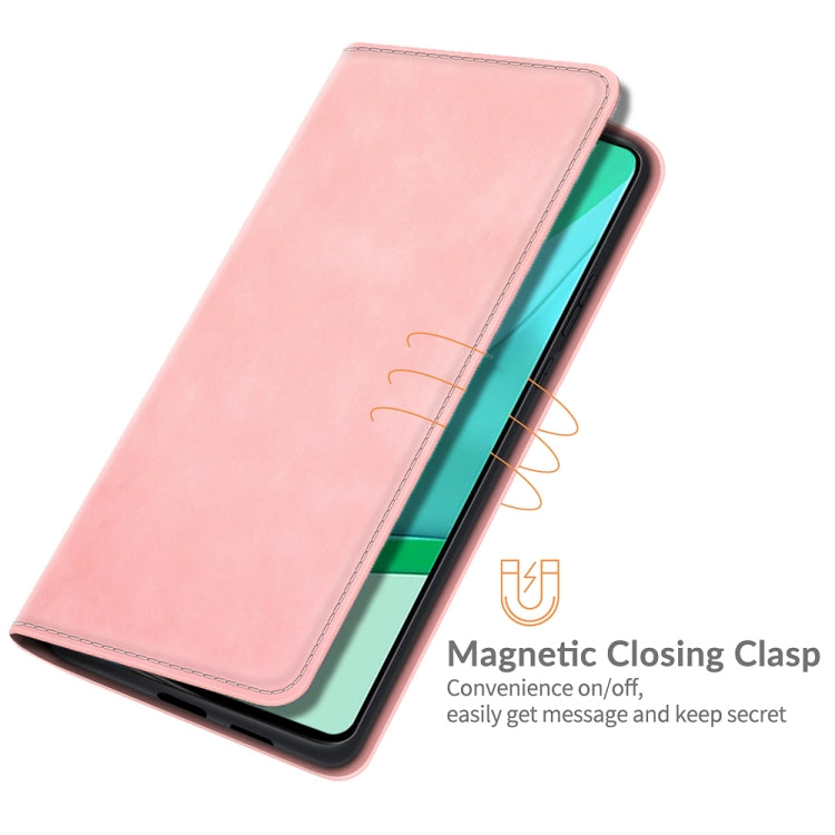 For OnePlus 9 Pro Retro-skin Business Magnetic Suction Leather Case with Holder & Card Slots & Wallet