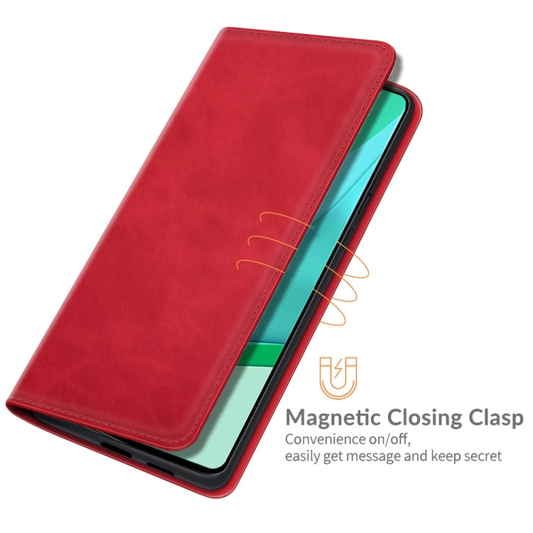For OnePlus 9 Pro Retro-skin Business Magnetic Suction Leather Case with Holder & Card Slots & Wallet