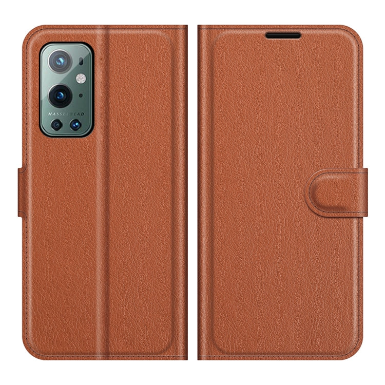 For OnePlus 9 Pro Litchi Texture Horizontal Flip Protective Case with Holder & Card Slots & Wallet