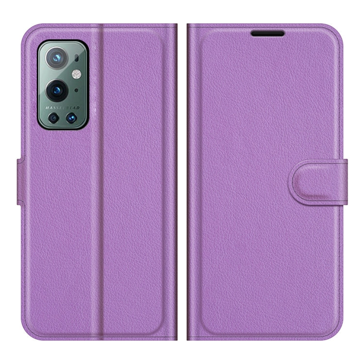 For OnePlus 9 Pro Litchi Texture Horizontal Flip Protective Case with Holder & Card Slots & Wallet