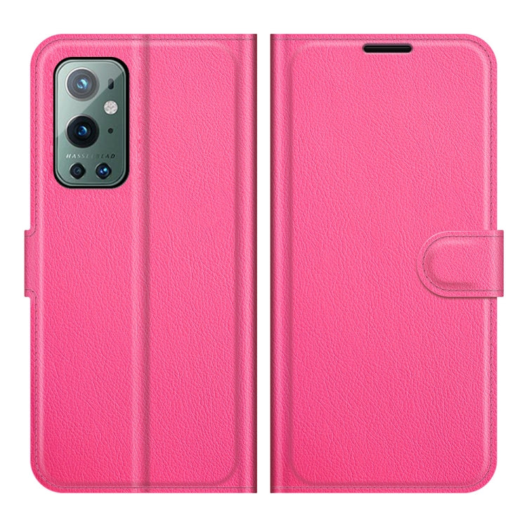 For OnePlus 9 Pro Litchi Texture Horizontal Flip Protective Case with Holder & Card Slots & Wallet