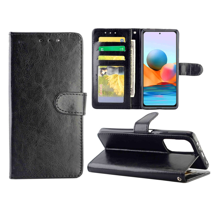 For Xiaomi Redmi Note10 Pro / Note10 Pro Max Crazy Horse Texture Leather Horizontal Flip Protective Case with Holder & Card Slots & Wallet & Photo Frame