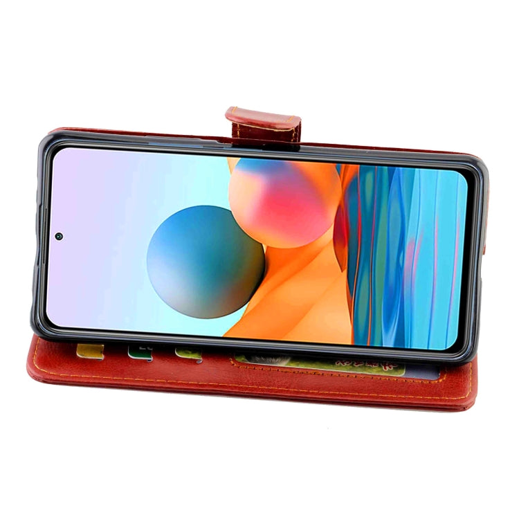 For Xiaomi Redmi Note10 Pro / Note10 Pro Max Crazy Horse Texture Leather Horizontal Flip Protective Case with Holder & Card Slots & Wallet & Photo Frame
