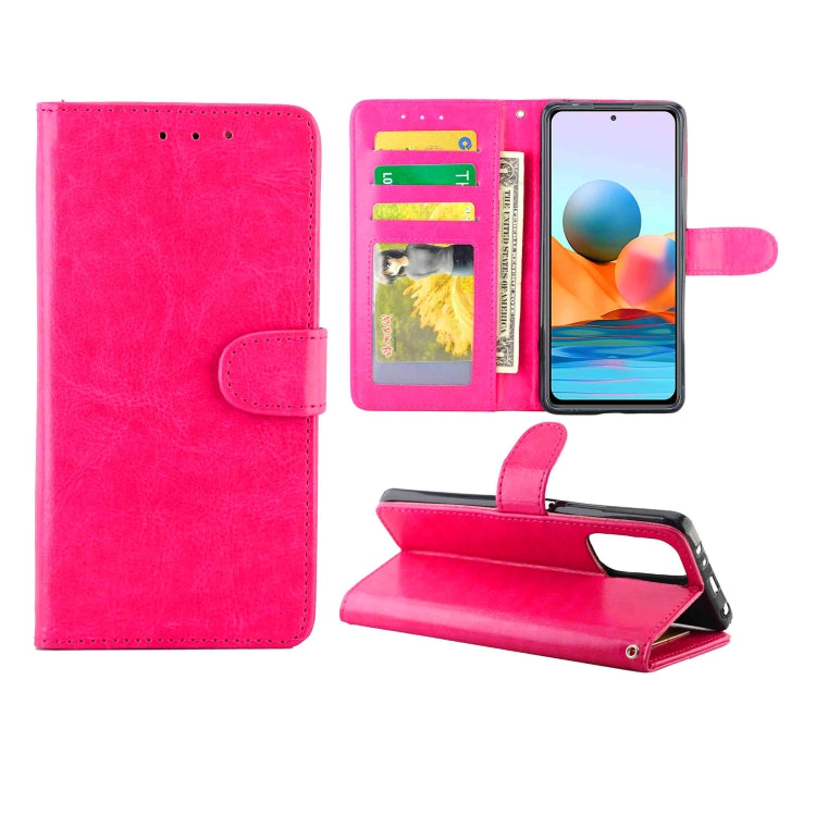 For Xiaomi Redmi Note10 Pro / Note10 Pro Max Crazy Horse Texture Leather Horizontal Flip Protective Case with Holder & Card Slots & Wallet & Photo Frame