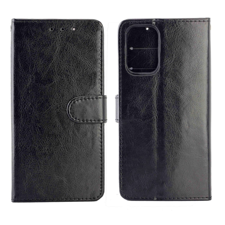 For Xiaomi Redmi Note10 4G / Note 10S Crazy Horse Texture Leather Horizontal Flip Protective Case with Holder & Card Slots & Wallet & Photo Frame