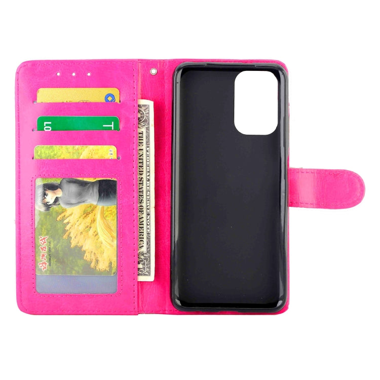 For Xiaomi Redmi Note10 4G / Note 10S Crazy Horse Texture Leather Horizontal Flip Protective Case with Holder & Card Slots & Wallet & Photo Frame