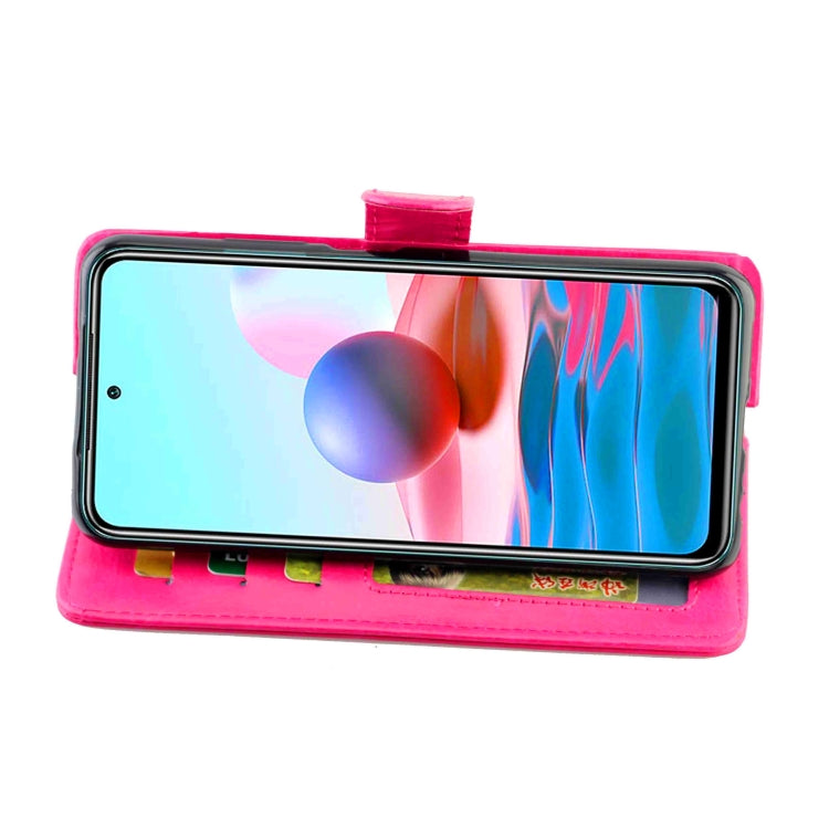 For Xiaomi Redmi Note10 4G / Note 10S Crazy Horse Texture Leather Horizontal Flip Protective Case with Holder & Card Slots & Wallet & Photo Frame