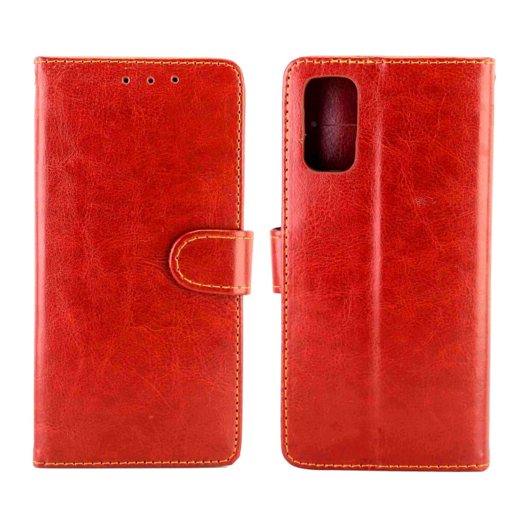 For OPPO Realme X7 Pro Crazy Horse Texture Leather Horizontal Flip Protective Case with Holder & Card Slots & Wallet & Photo Frame