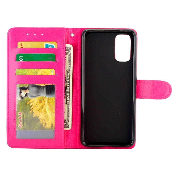 For OPPO Realme X7 Pro Crazy Horse Texture Leather Horizontal Flip Protective Case with Holder & Card Slots & Wallet & Photo Frame