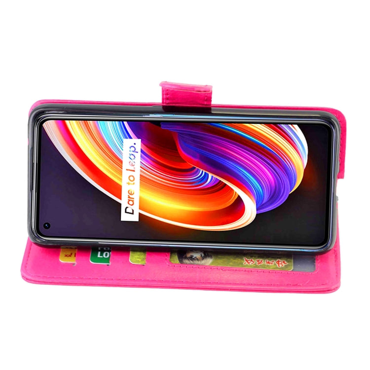 For OPPO Realme X7 Pro Crazy Horse Texture Leather Horizontal Flip Protective Case with Holder & Card Slots & Wallet & Photo Frame