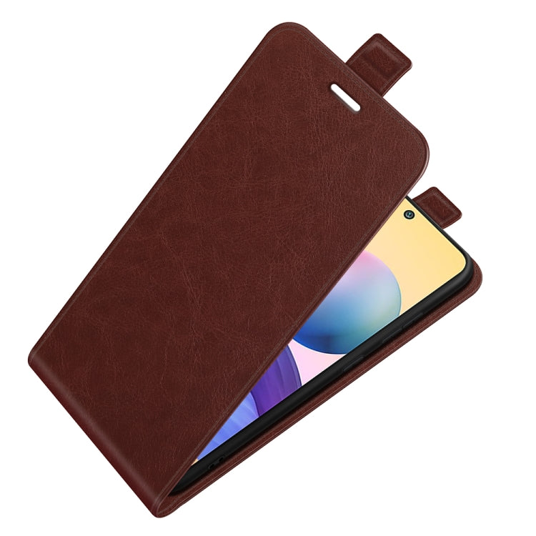 For Xiaomi Redmi Note 10 5G R64 Texture Single Vertical Flip Leather Protective Case with Card Slots & Photo Frame