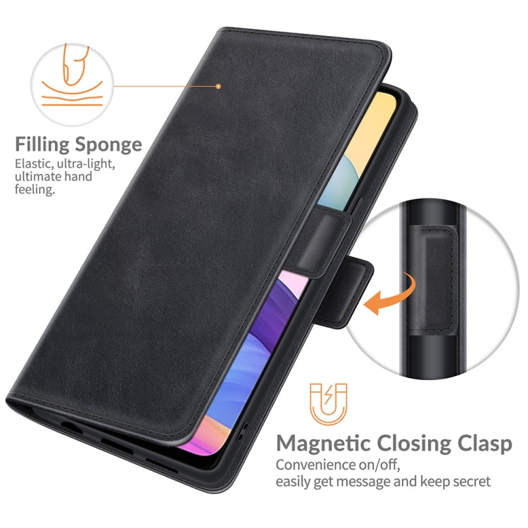 For Xiaomi Redmi Note 10 5G Dual-side Magnetic Buckle Horizontal Flip Leather Case with Holder & Card Slots & Wallet