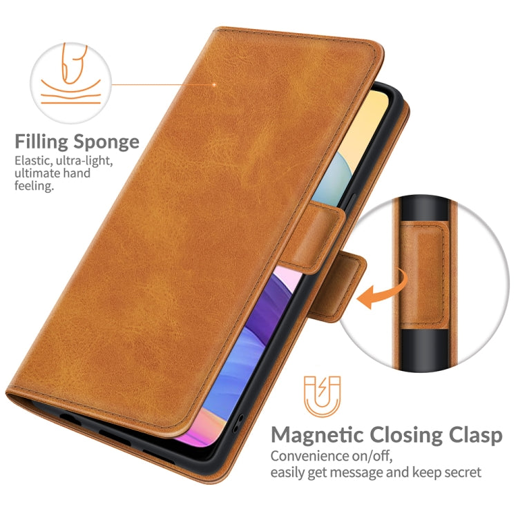 For Xiaomi Redmi Note 10 5G Dual-side Magnetic Buckle Horizontal Flip Leather Case with Holder & Card Slots & Wallet