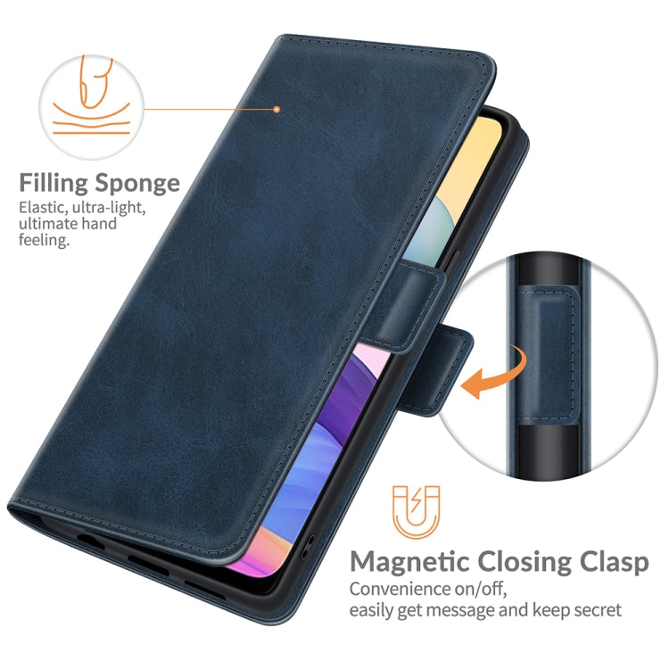 For Xiaomi Redmi Note 10 5G Dual-side Magnetic Buckle Horizontal Flip Leather Case with Holder & Card Slots & Wallet