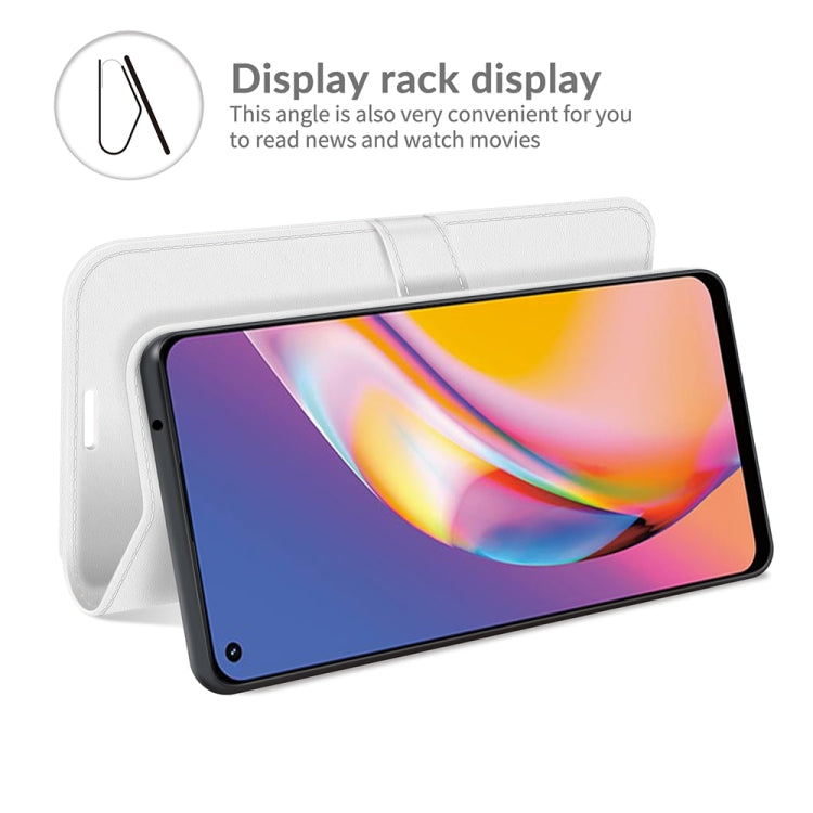 For OPPO A94 4G / F19 Pro / Reno5 Lite R64 Texture Single Horizontal Flip Protective Case with Holder & Card Slots & Wallet& Photo Frame