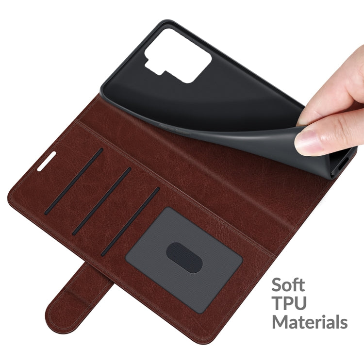 For OPPO A94 4G / F19 Pro / Reno5 Lite R64 Texture Single Horizontal Flip Protective Case with Holder & Card Slots & Wallet& Photo Frame