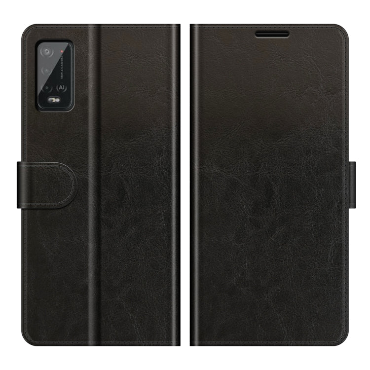 For Wiko Power U20 R64 Texture Single Horizontal Flip Protective Case with Holder & Card Slots & Wallet& Photo Frame