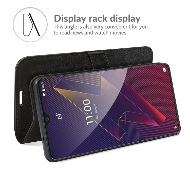 For Wiko Power U20 R64 Texture Single Horizontal Flip Protective Case with Holder & Card Slots & Wallet& Photo Frame