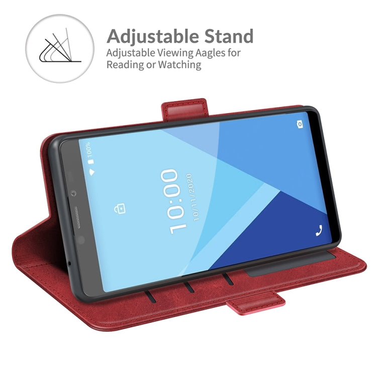 For Wiko Y51 Dual-side Magnetic Buckle Horizontal Flip Leather Case with Holder & Card Slots & Wallet