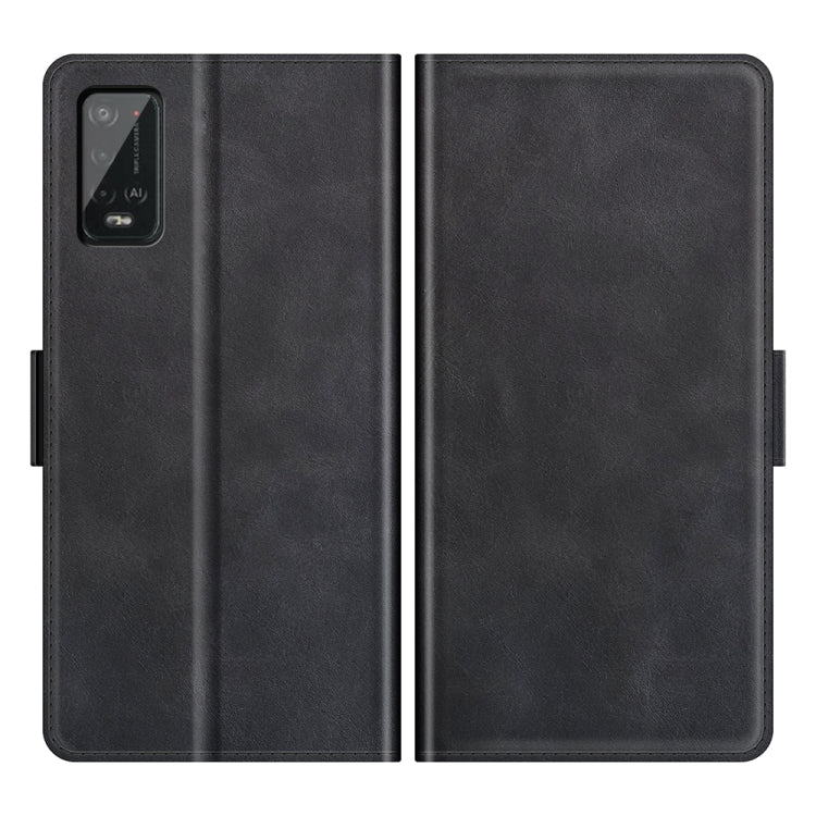 For Wiko Power U20 Dual-side Magnetic Buckle Horizontal Flip Leather Case with Holder & Card Slots & Wallet
