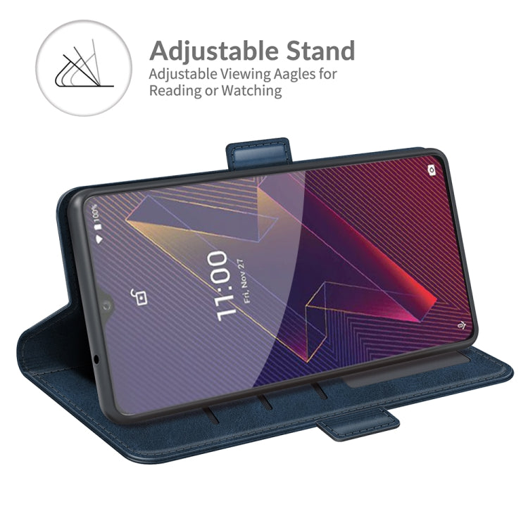 For Wiko Power U20 Dual-side Magnetic Buckle Horizontal Flip Leather Case with Holder & Card Slots & Wallet