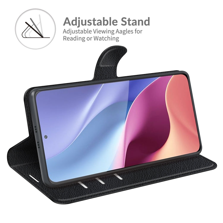 For Xiaomi Redmi K40 / K40 Pro / Poco F3 / Mi 11i Litchi Texture Horizontal Flip Protective Case with Holder & Card Slots & Wallet